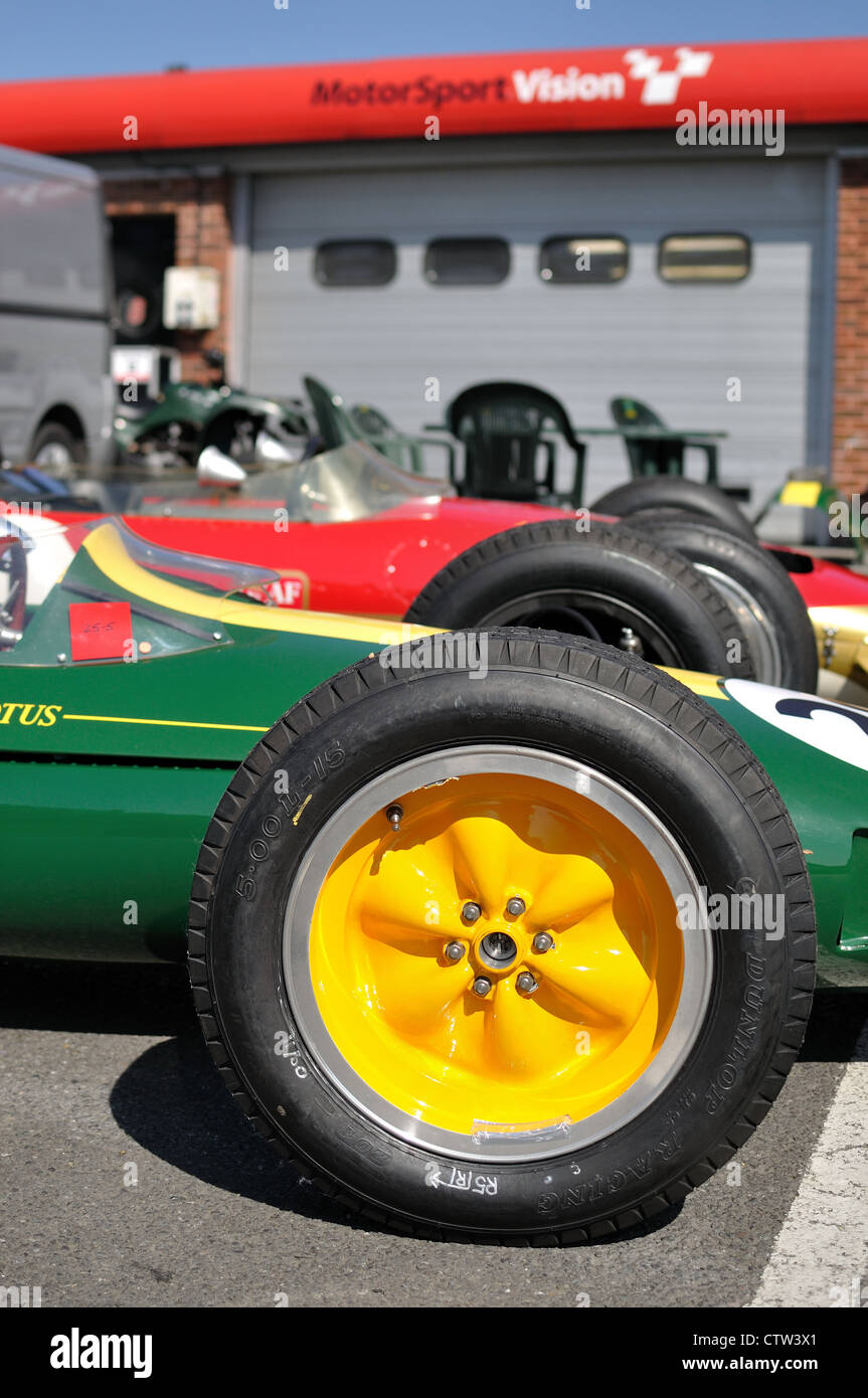 Lotus 33 in Brands Hatch während Masters Historic Racing Series 2012 Stockfoto