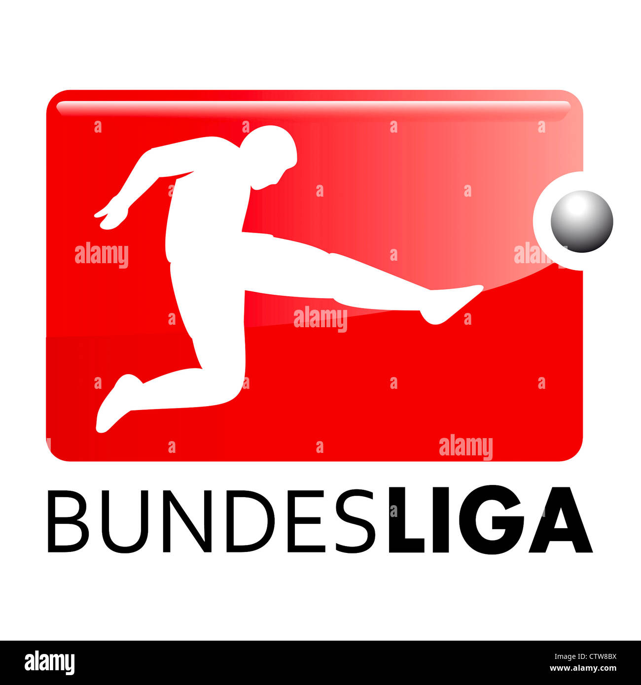 Logo des deutschen Fußball-Bundesliga. Stockfoto
