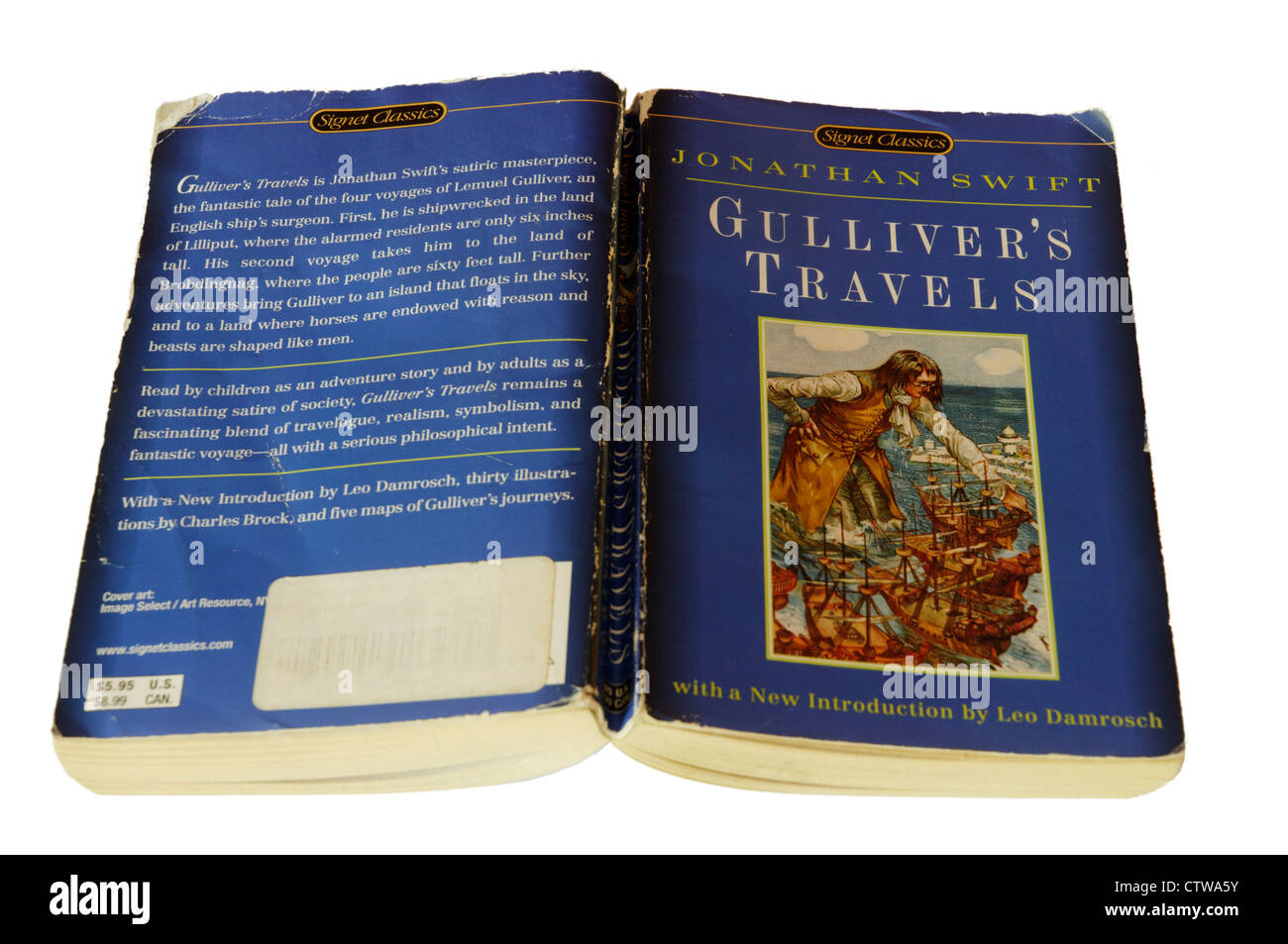 Gullivers Reisen von Jonathan Swift Stockfoto