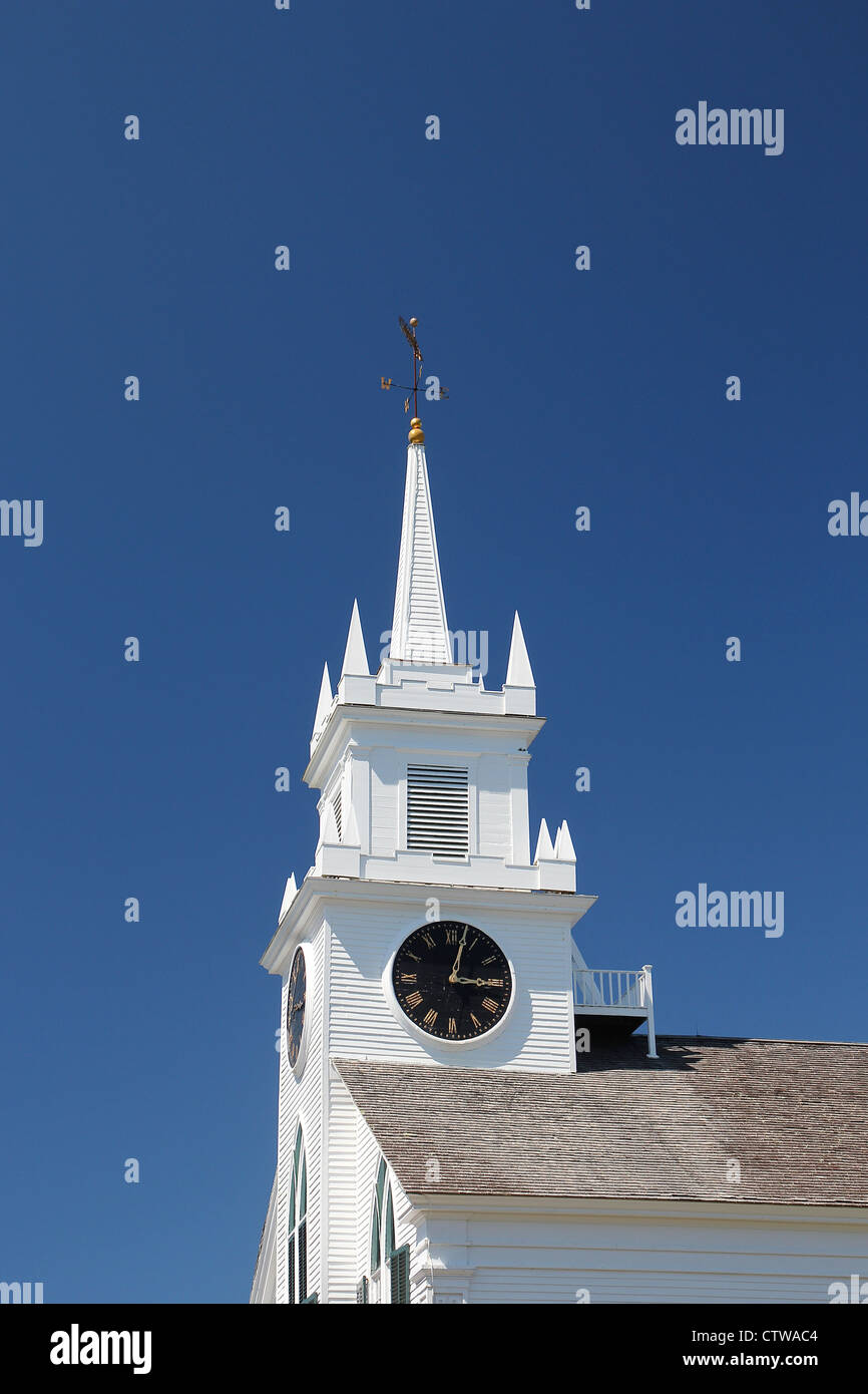 Turm der Kongregationalistischen Kirche von South Dennis Stockfoto