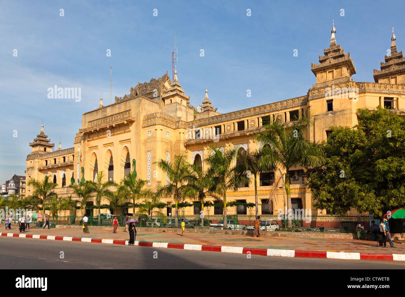 Yangon Rathaus. Myanmar Stockfoto