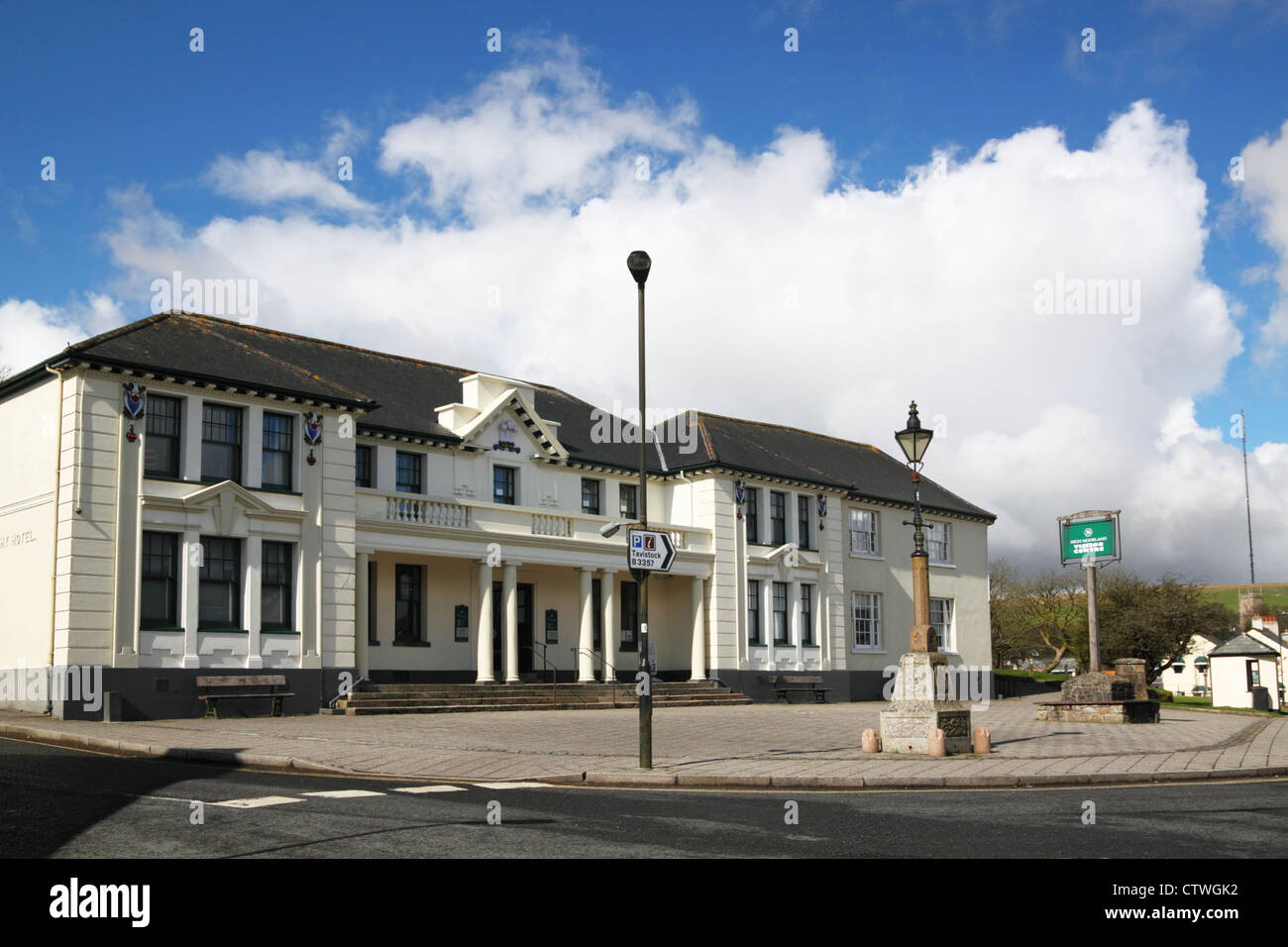 Hohe Heide Centre, Princetown, Devon, (früher Herzogtum Hotel). Stockfoto