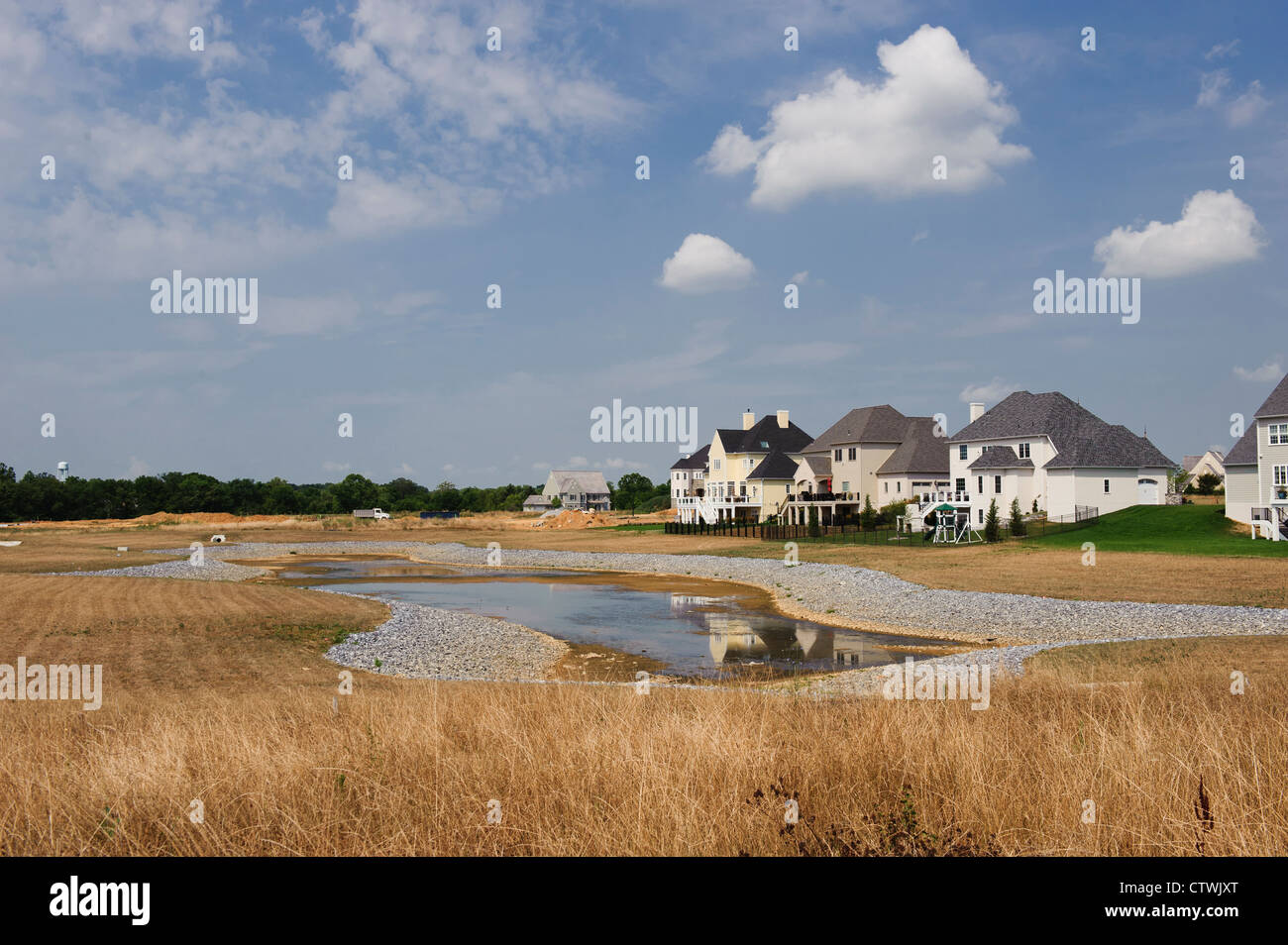 EINSCHWINGZEIT BECKEN AUF ENTWICKLUNG VOR ORT IM EINSATZ Stockfoto