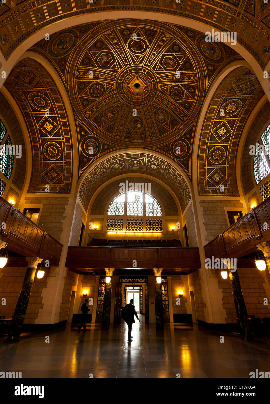 Der Haupt-Lobby National Academy of Sciences, Washington, DC USA Stockfoto