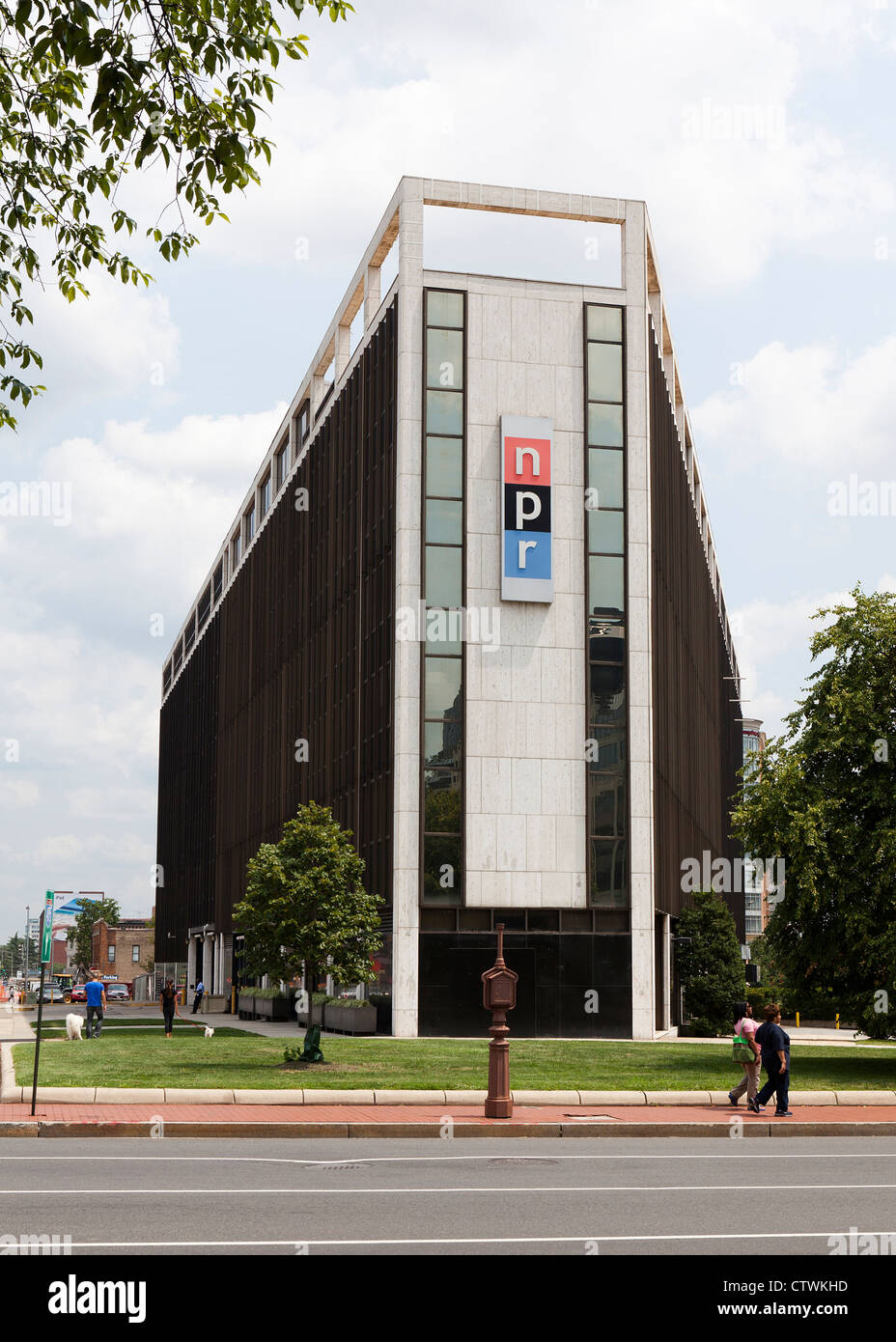 Das National Public Radio Gebäude, Washington, DC Stockfoto