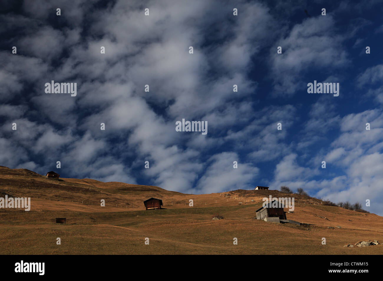 Alp Land Schweiz Stockfoto