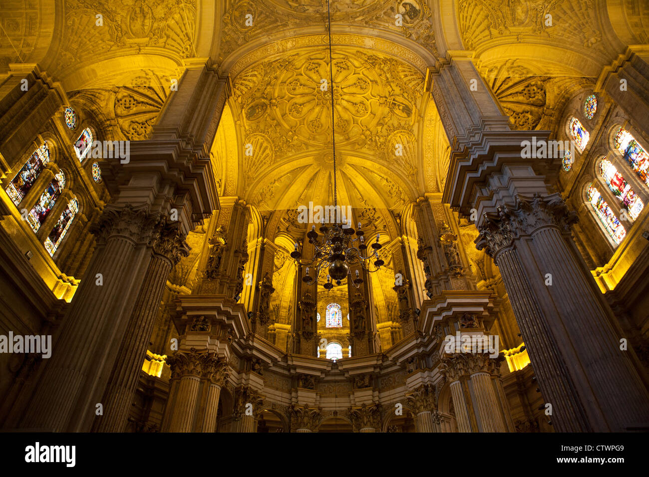 Kathedrale Malaga Spanien Stockfoto