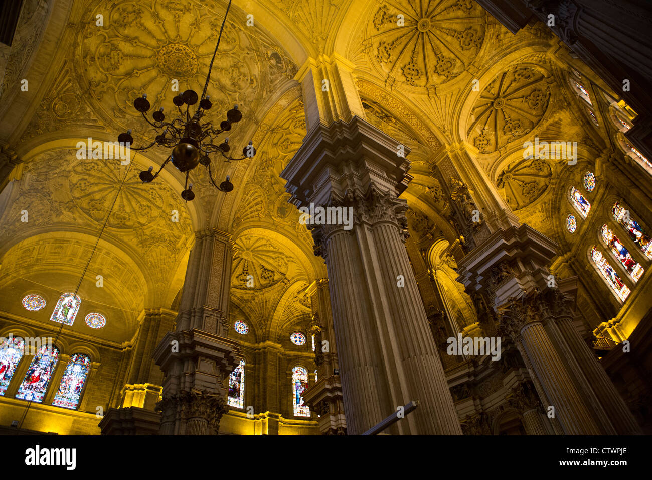 Kathedrale Malaga Spanien Stockfoto