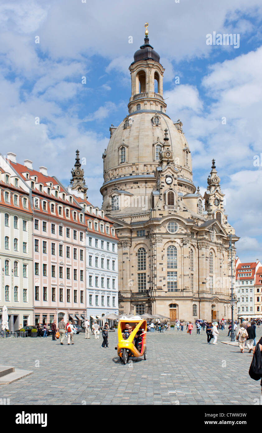 Frauenkirche Kirche, Dresden, Sachsen, Deutschland Stockfoto