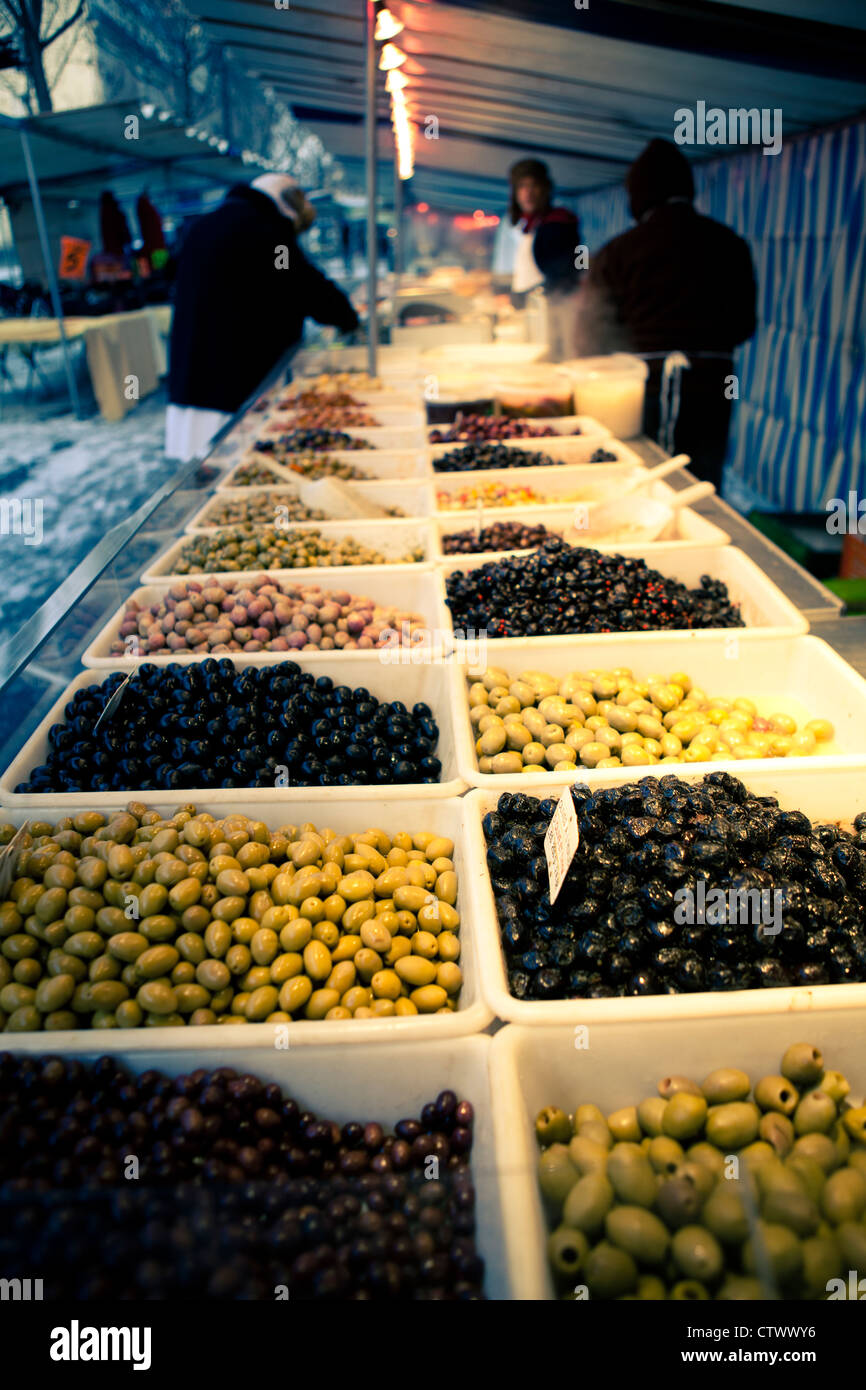 Präsident Wilson Markt Paris Frankreich Stockfoto