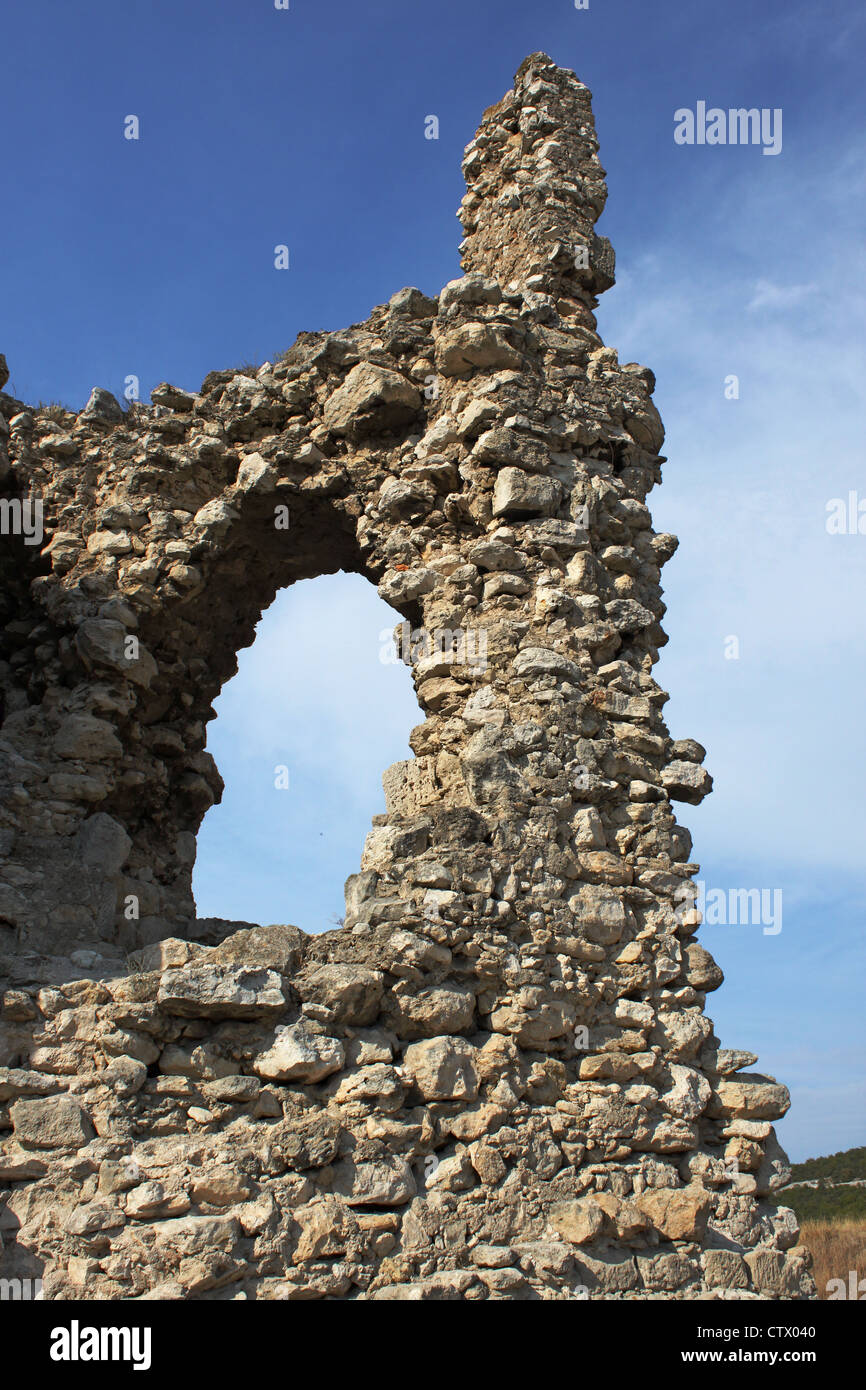 Ruine der Festung in Inkerman, Ukraine Stockfotografie Alamy