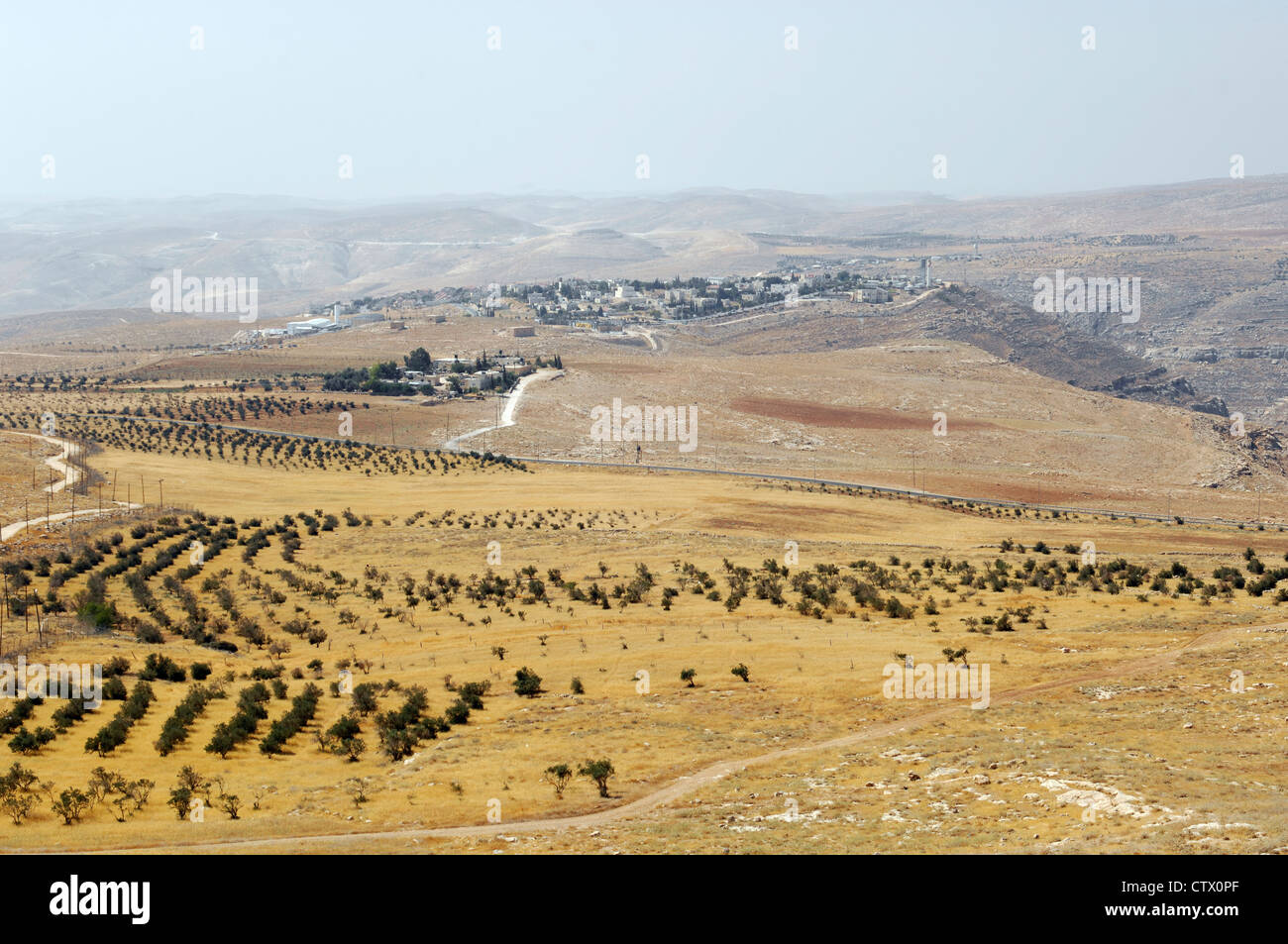 Siedlungen im Westjordanland Israel Stockfoto