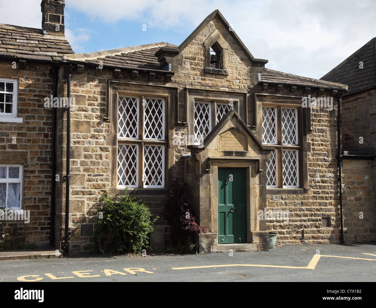 Old School House Masham, Yorkshire, England, UK Stockfoto