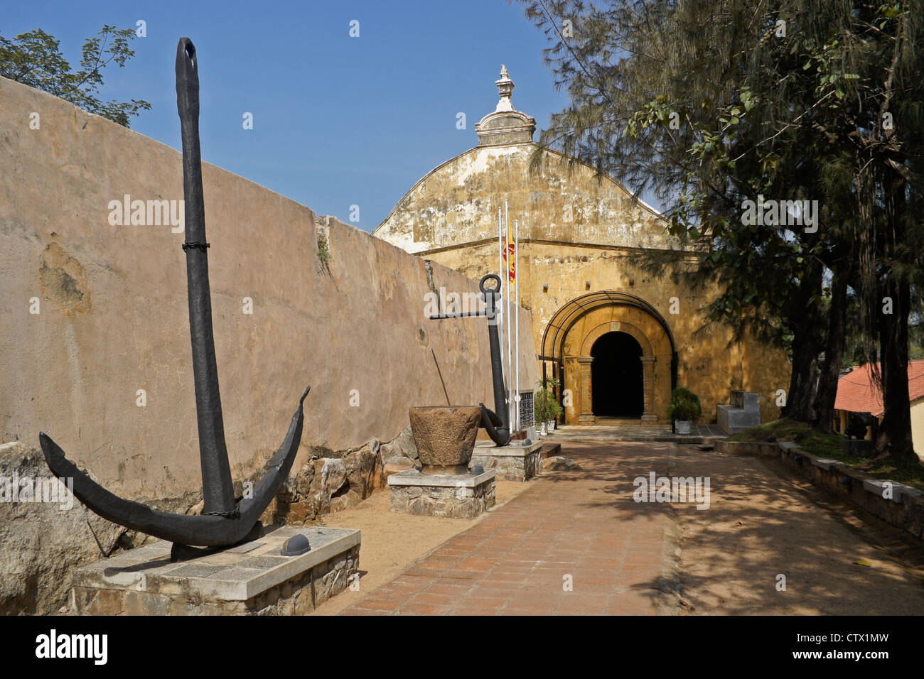 Maritime archäologische Museum im historischen Festung Galle, Galle, Sri Lanka Stockfoto