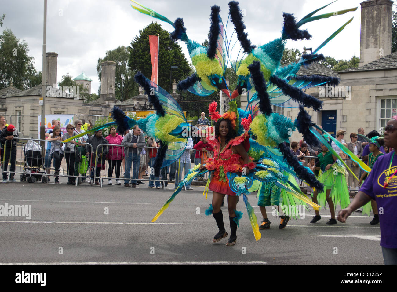 Karibischen Karneval, Leicester, England Stockfoto