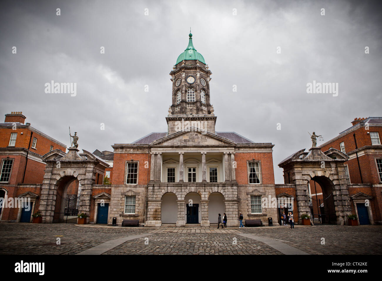 Schloss von Dublin Irland Stockfoto