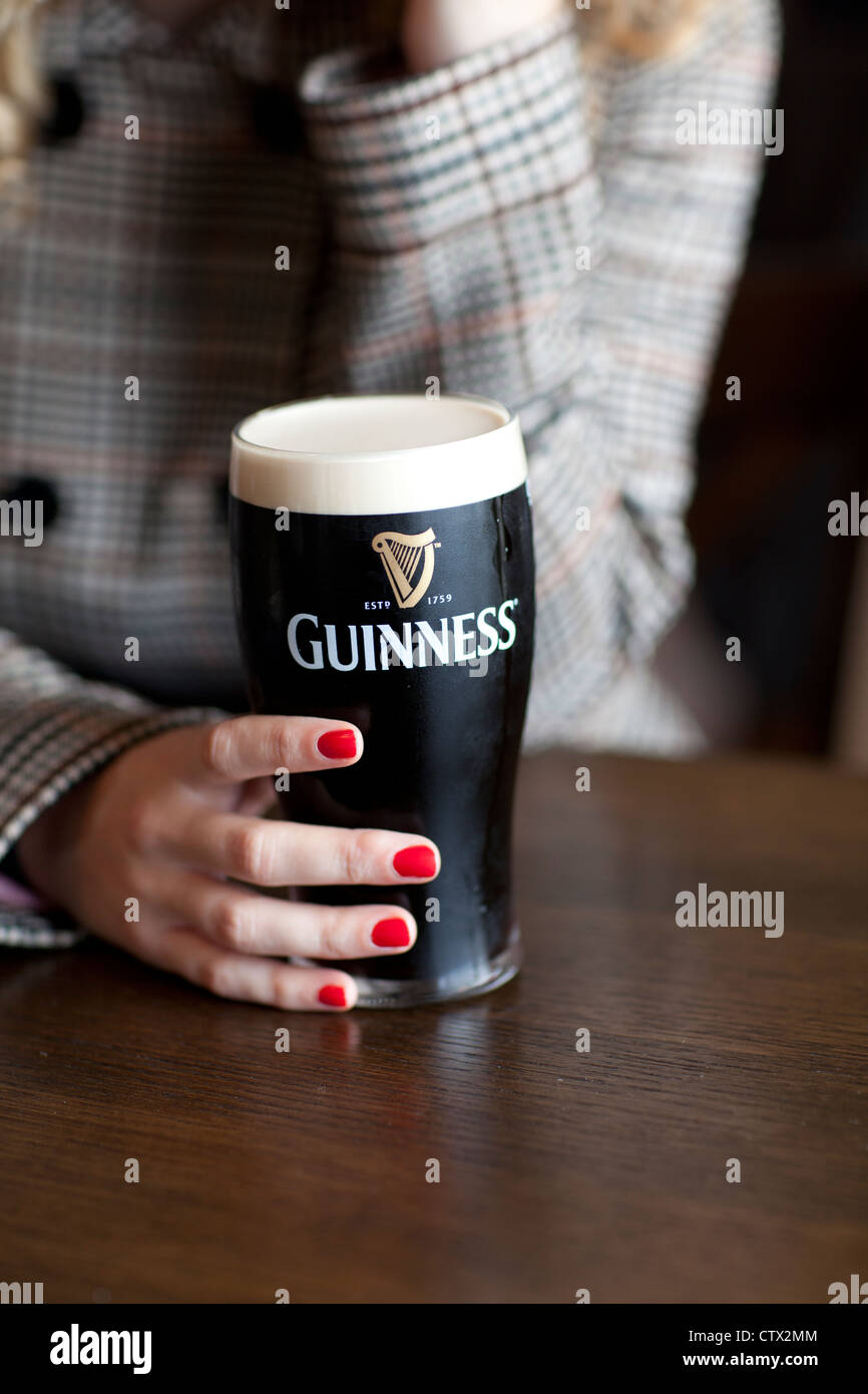Guinness Storehouse Dublin Irland Stockfoto
