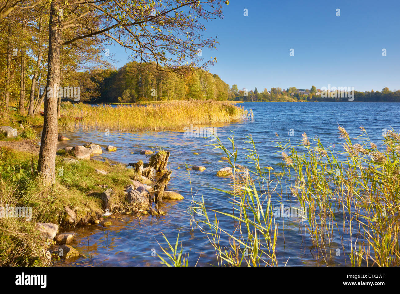 Suwalki Landschaftspark, Czarna Hancza See, Polen, Europa Stockfoto