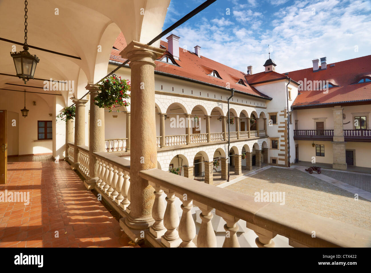 Das Königsschloss Niepolomice ist eine gotische Burg aus der Mitte des 14. Jahrhunderts, Niepolomice, Polen, Europa Stockfoto