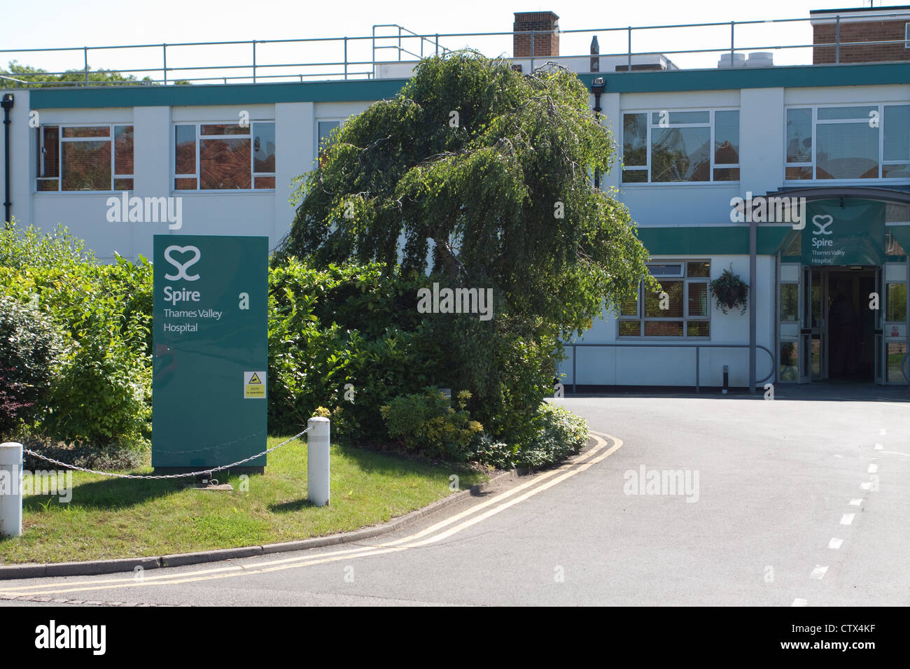 Die private Spire Thames Valley Hospital in Wexham, Buckinghamshire. Stockfoto