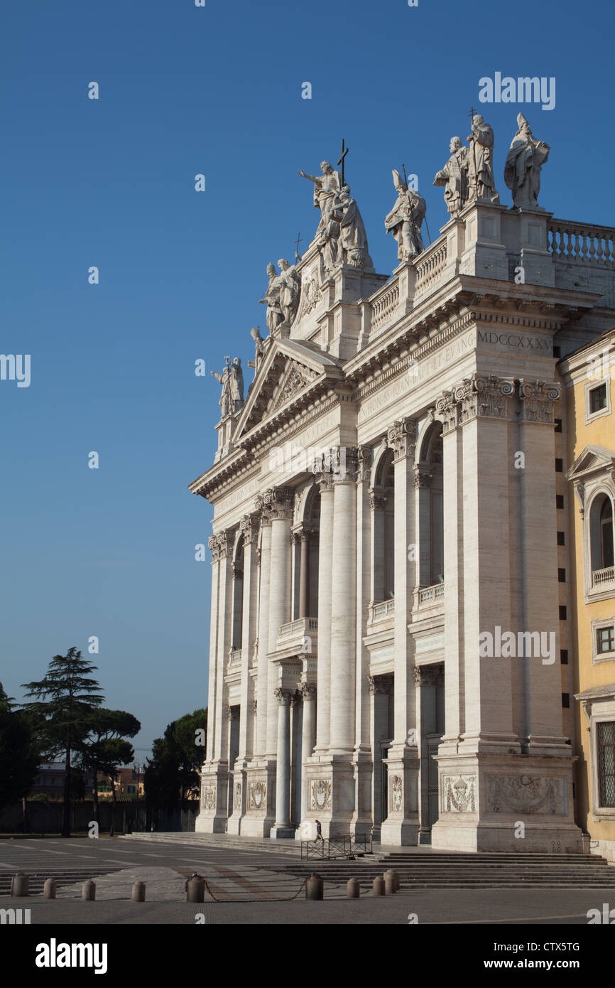 Die päpstliche Basilika St. Johannes im Lateran, Rom, Italien. Stockfoto