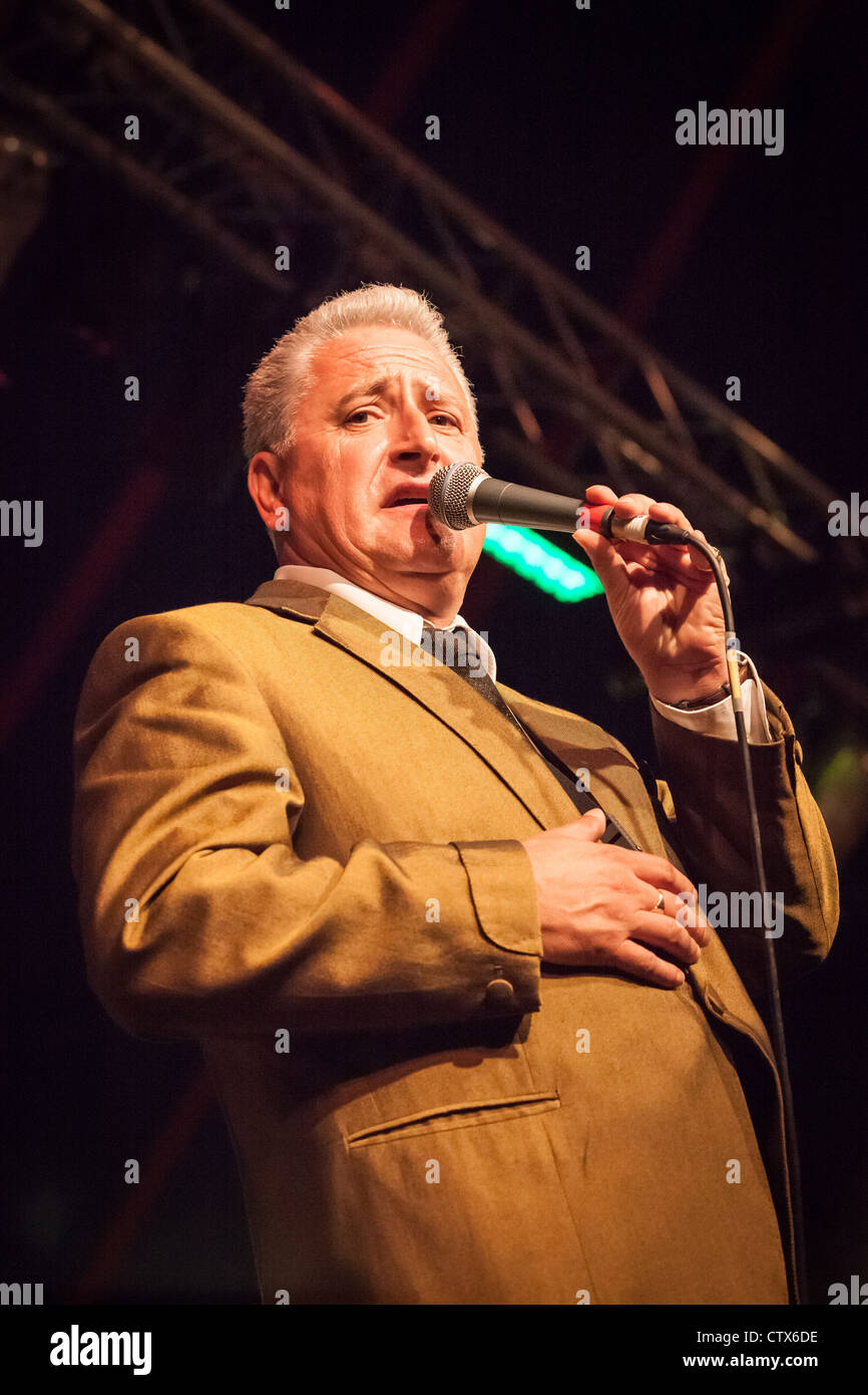 Ray Gelato am Ealing Jazz Festival Stockfoto