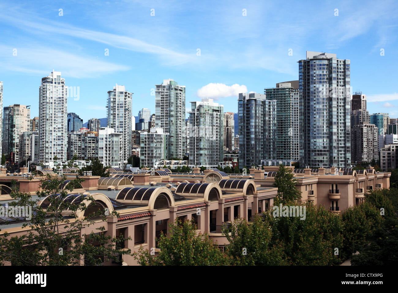Stadtentwicklung in Vancouver Stockfoto