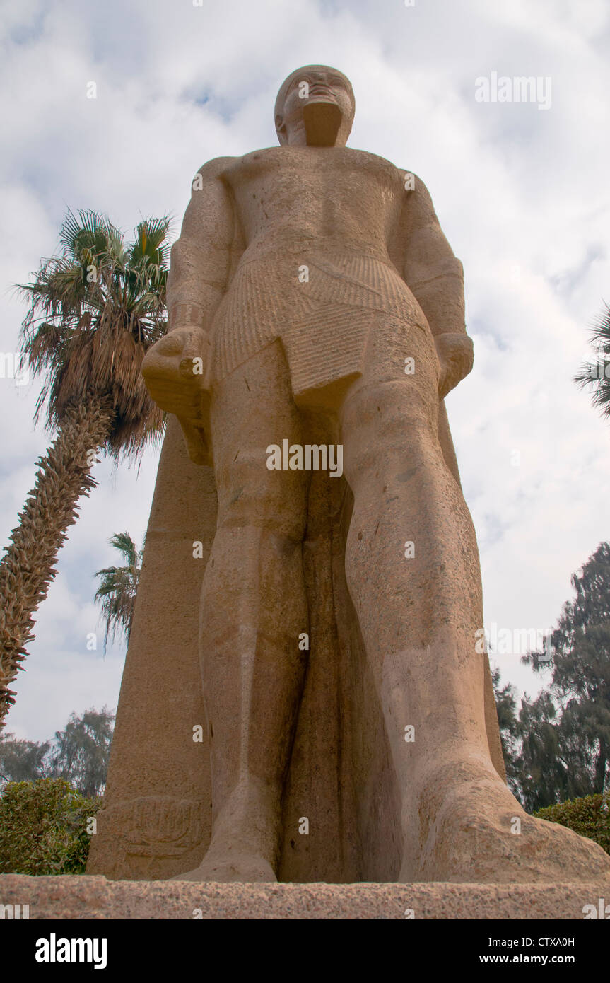 Ramses auf Memphis Ägypten Middle East. Stockfoto