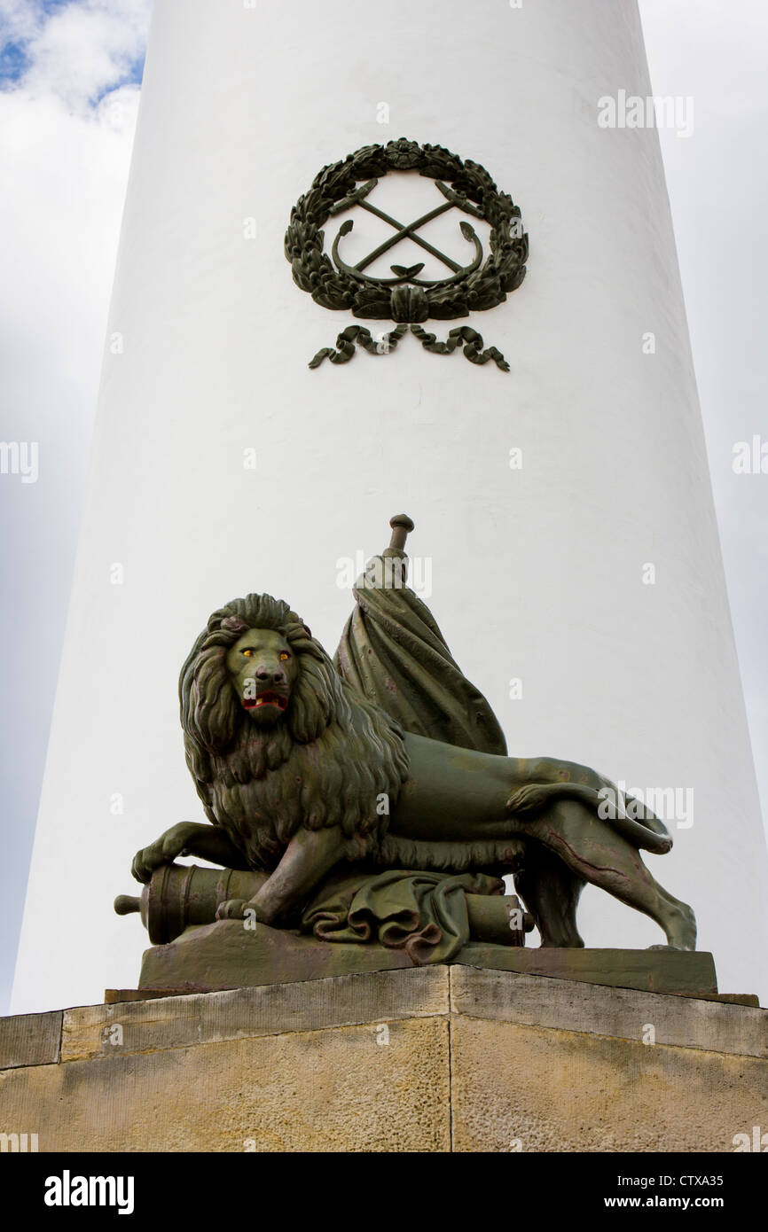 Jan van Speijk Leuchtturm bei Egmond aan Zee in Nordholland, Niederlande. Stockfoto