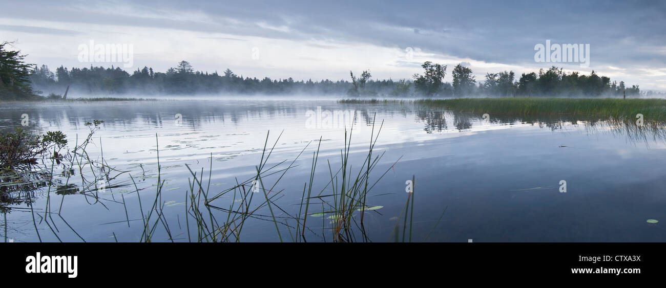 Reflexion der Wolken in Umbagog See, New Hampshire, USA Stockfoto