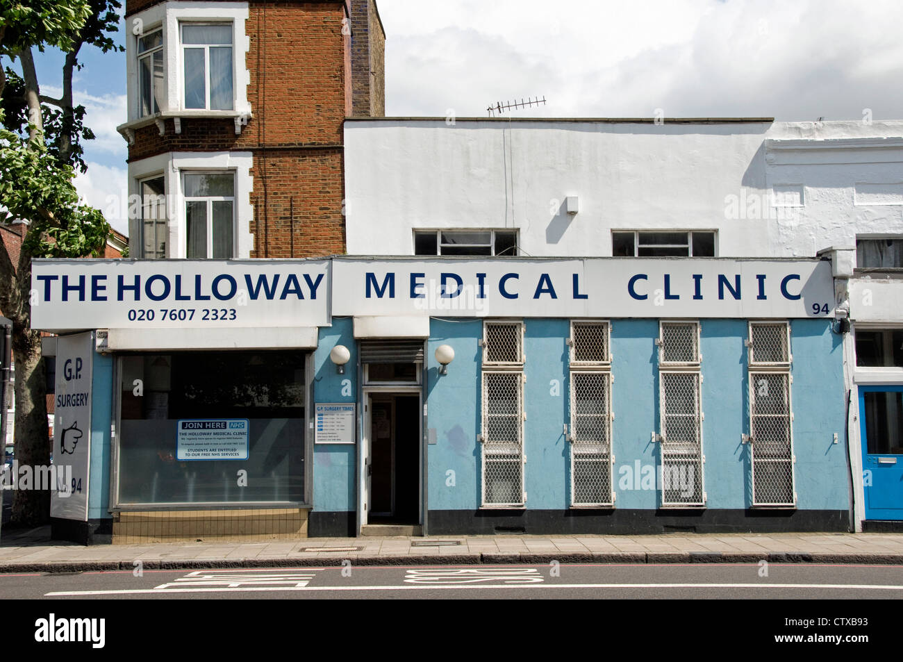 Holloway Medical Clinic, Holloway Road, London Borough of Islington, England UK Stockfoto