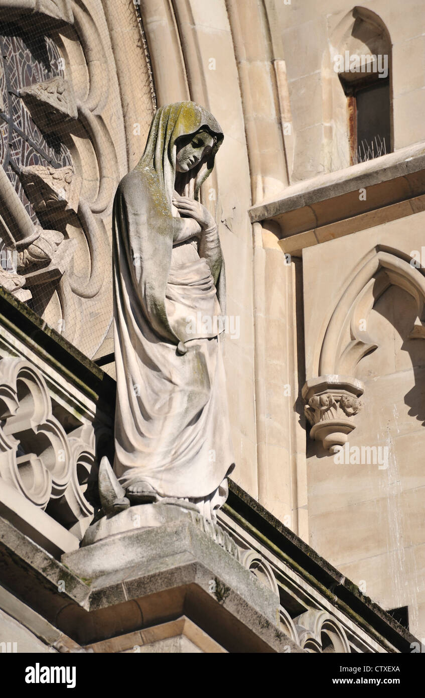 Detail der Basilika unserer lieben Frau, Genf, Schweiz Stockfoto