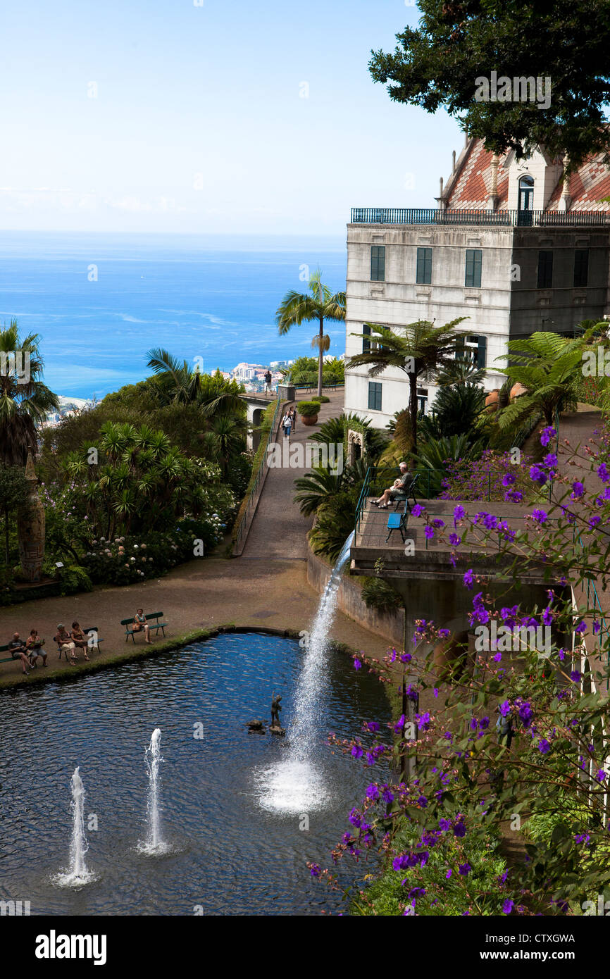 Botanischer Garten Funchal Madeira Portugal Stockfoto