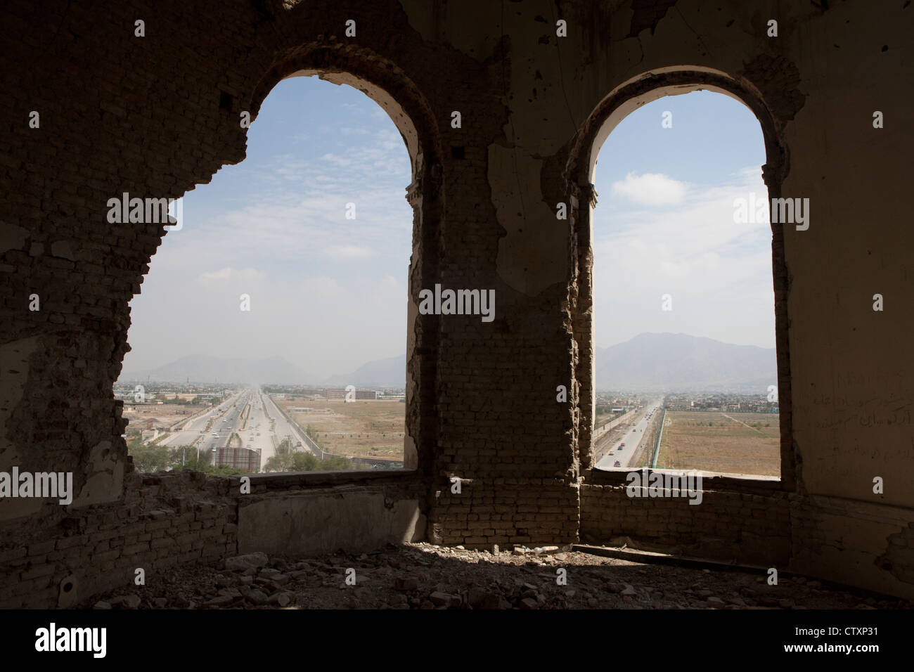 Darul-Aman-Palast, Kabul, Afghanistan Stockfoto