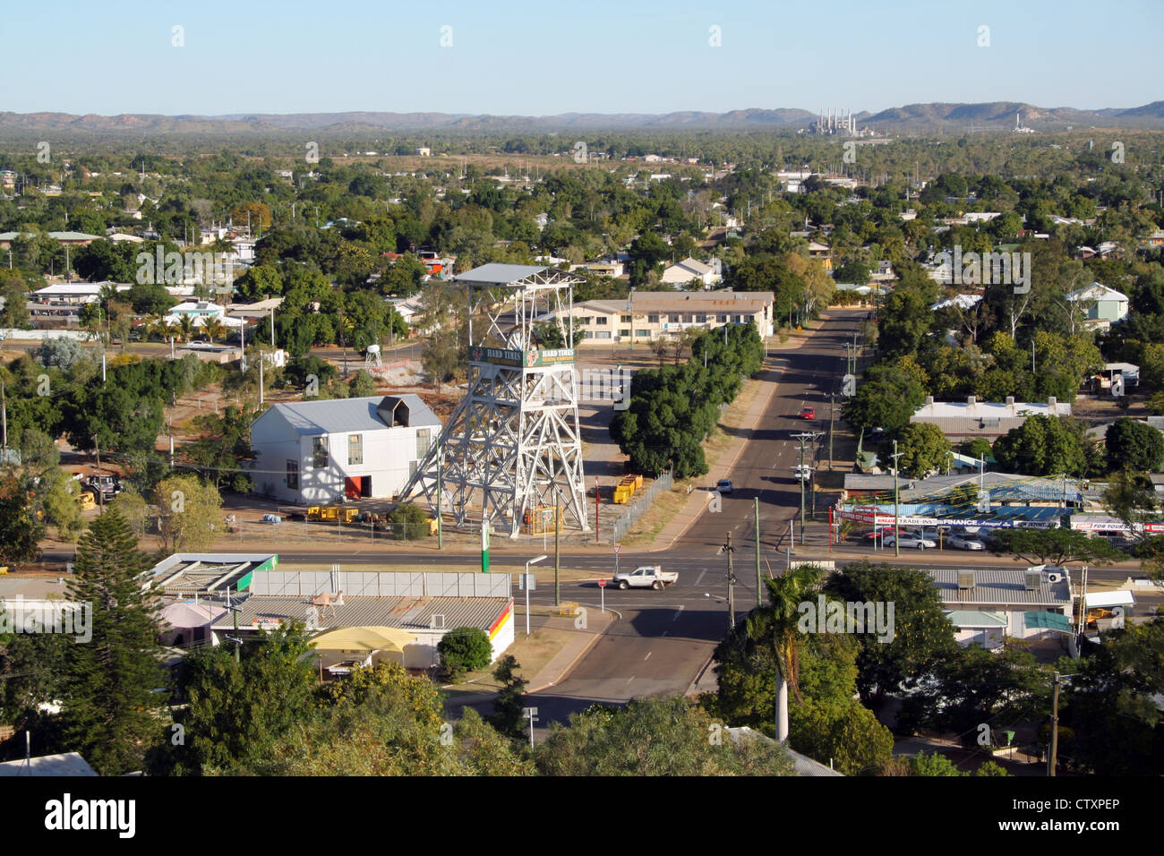 Bergbau-Stadt Mount Isa, Queensland, Australien Stockfoto