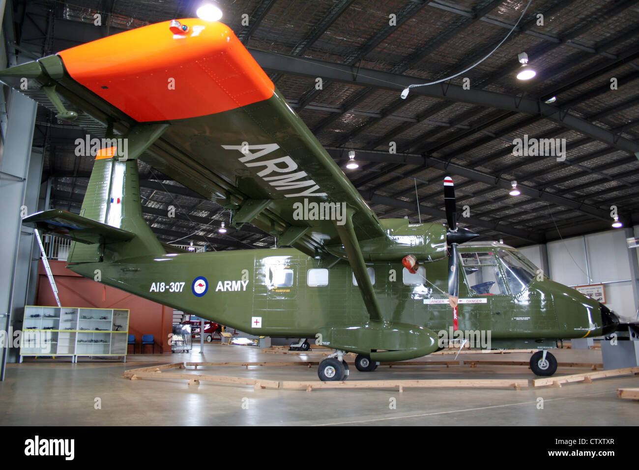 Gaf nomad n 22 b angezeigt, die im Museum der australischen Armee fliegen. oakey, Queensland, Australien Stockfoto