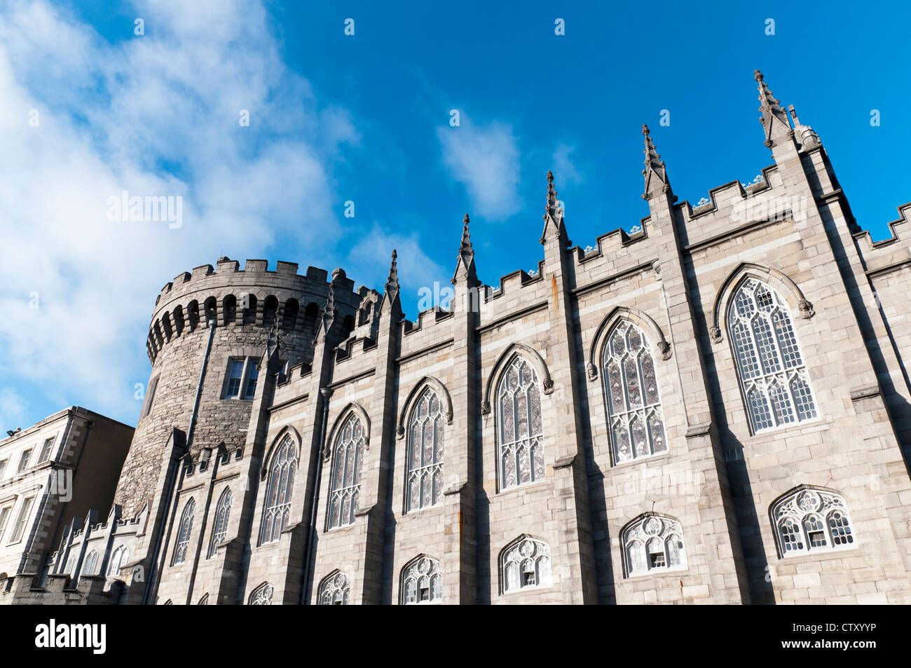 Die Garnisonkirche von Dublin Castle im Zentrum von der Stadt Dublin in Irland Stockfoto