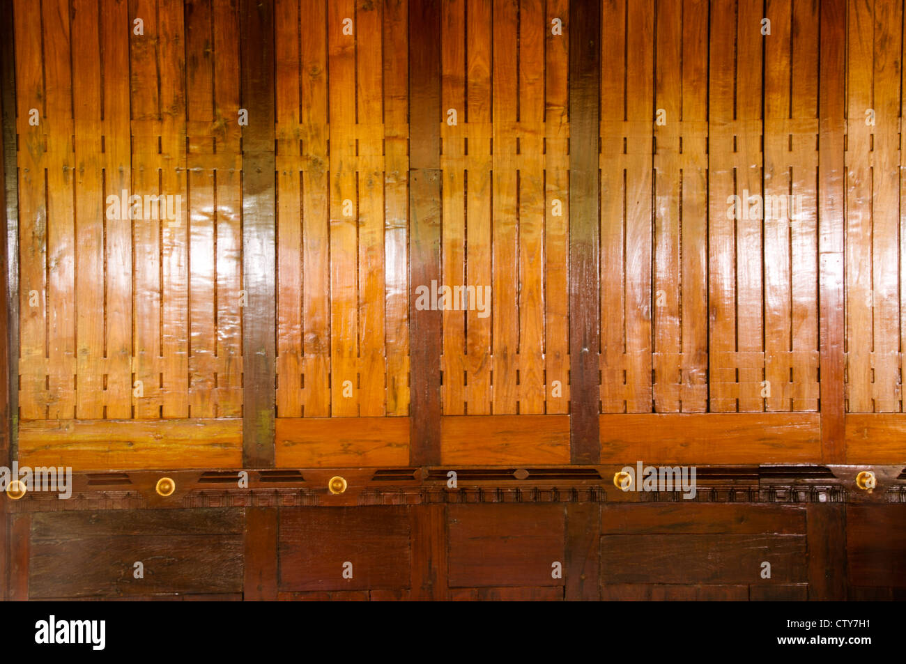 Holzwand Textur Hintergrund Stockfoto
