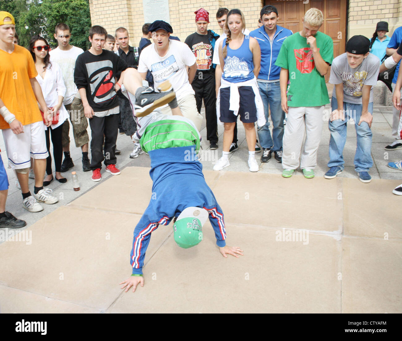 Festival von Tänzern Straße statt am 5. August 2012 in St. Petersburg, Russland Stockfoto