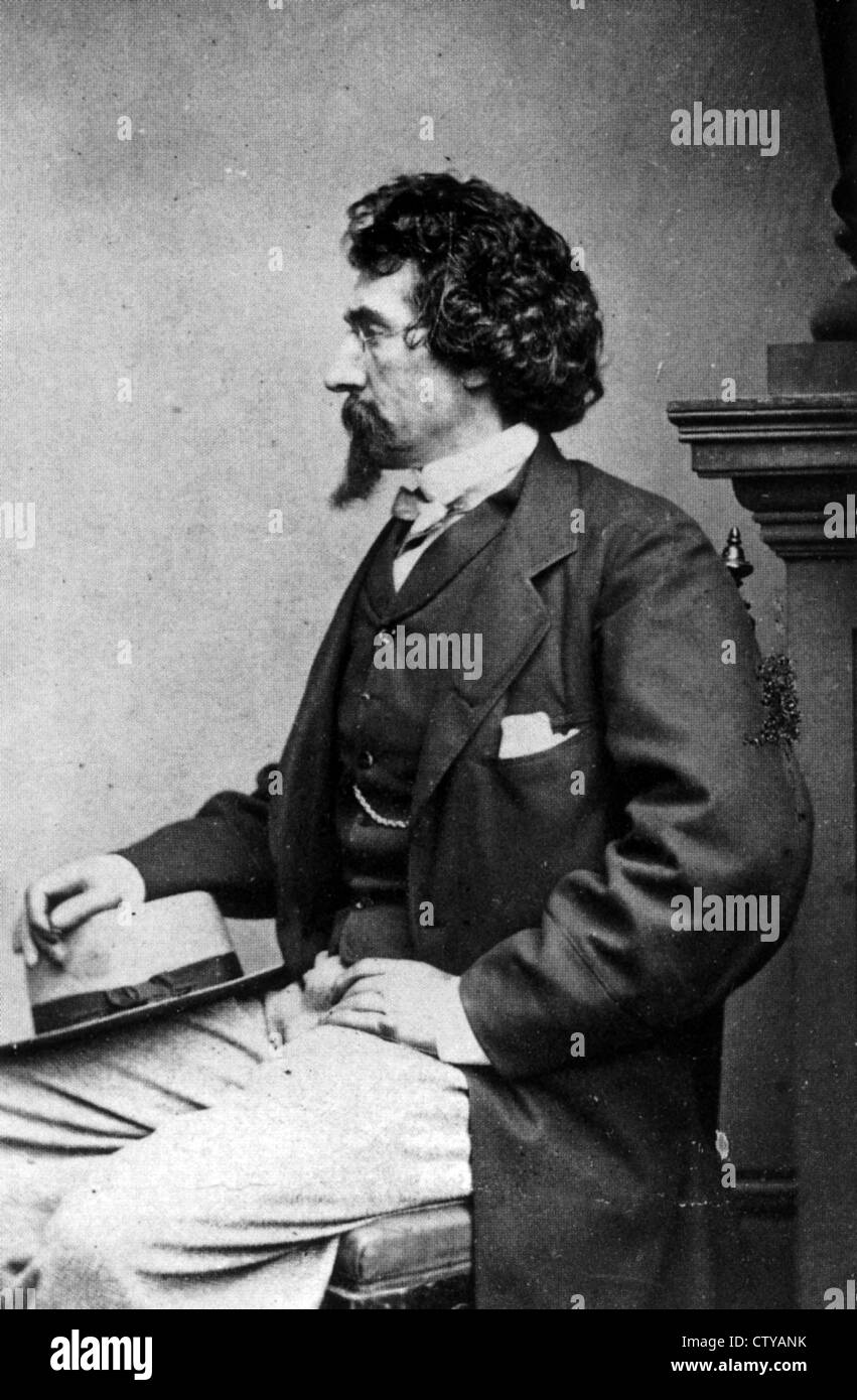 MATHEW BRADY (c 1822 – 1896), US-amerikanischer Fotograf im Jahre 1875 Stockfoto