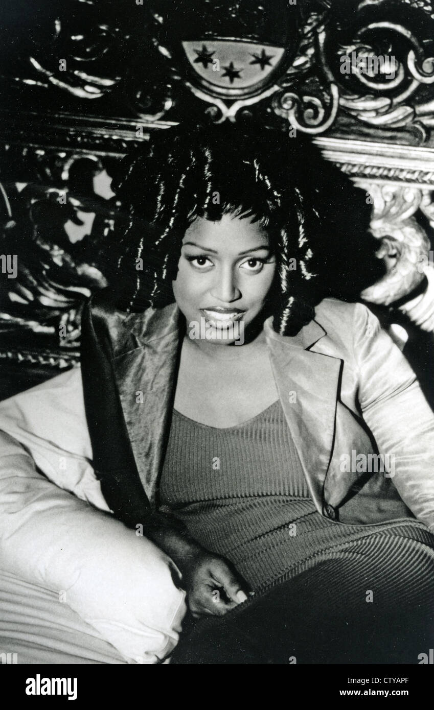 MICA PARIS Promo-Foto von UK Sänger über 1986 Stockfoto