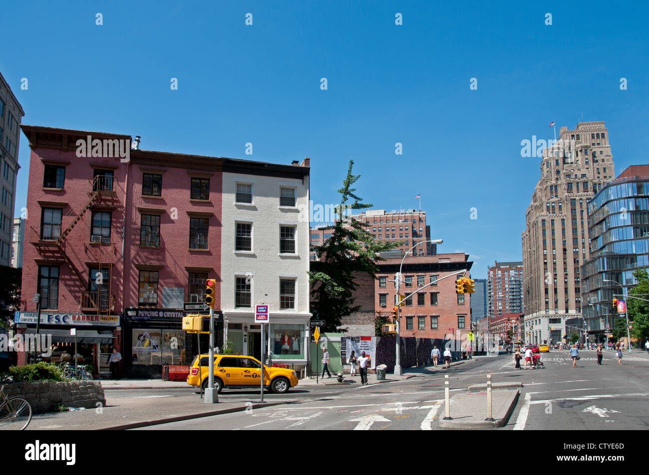 8th Avenue - Horatio Street West Village (Greenwich Village) Manhattan New York Vereinigte Staaten von Amerika Stockfoto