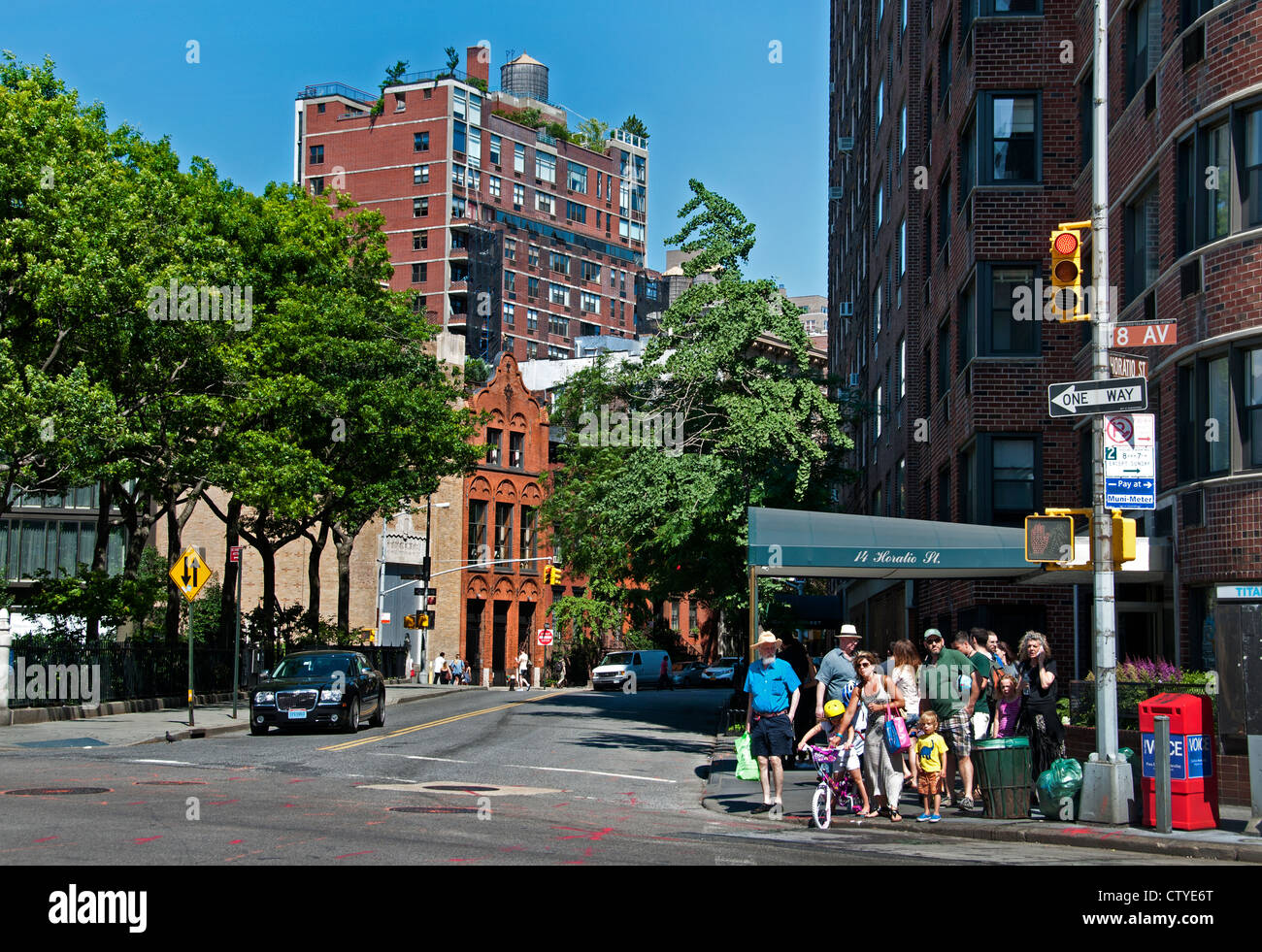 Dorf Manhattan New York City, Vereinigte Staaten von Amerika Stockfoto