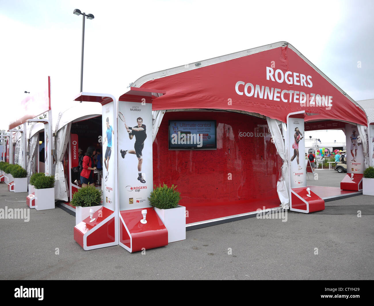 Rogers verbunden zone Rogers Cup Stockfoto
