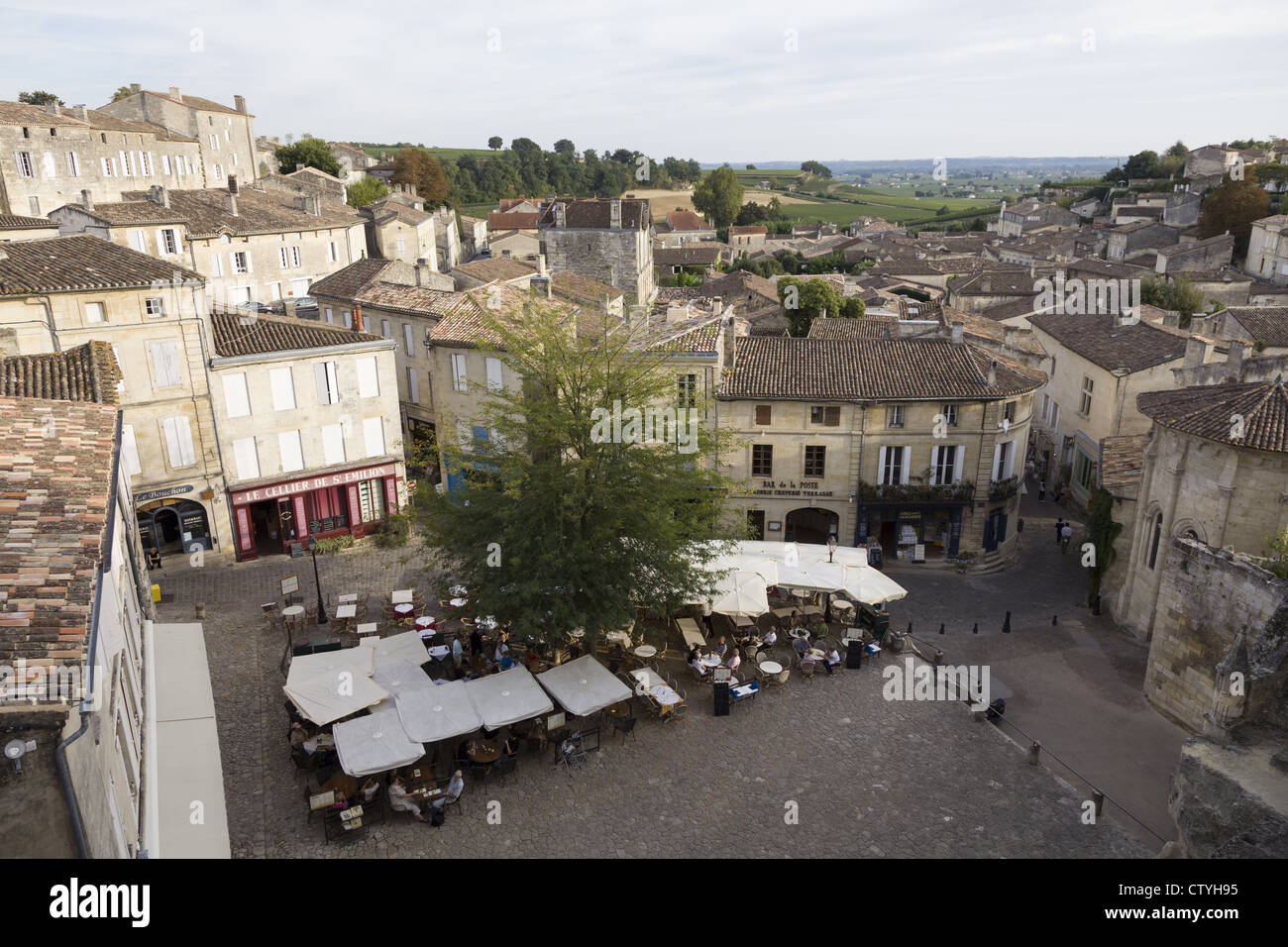 Saint Emilion, Bordeaux, Frankreich Stockfoto