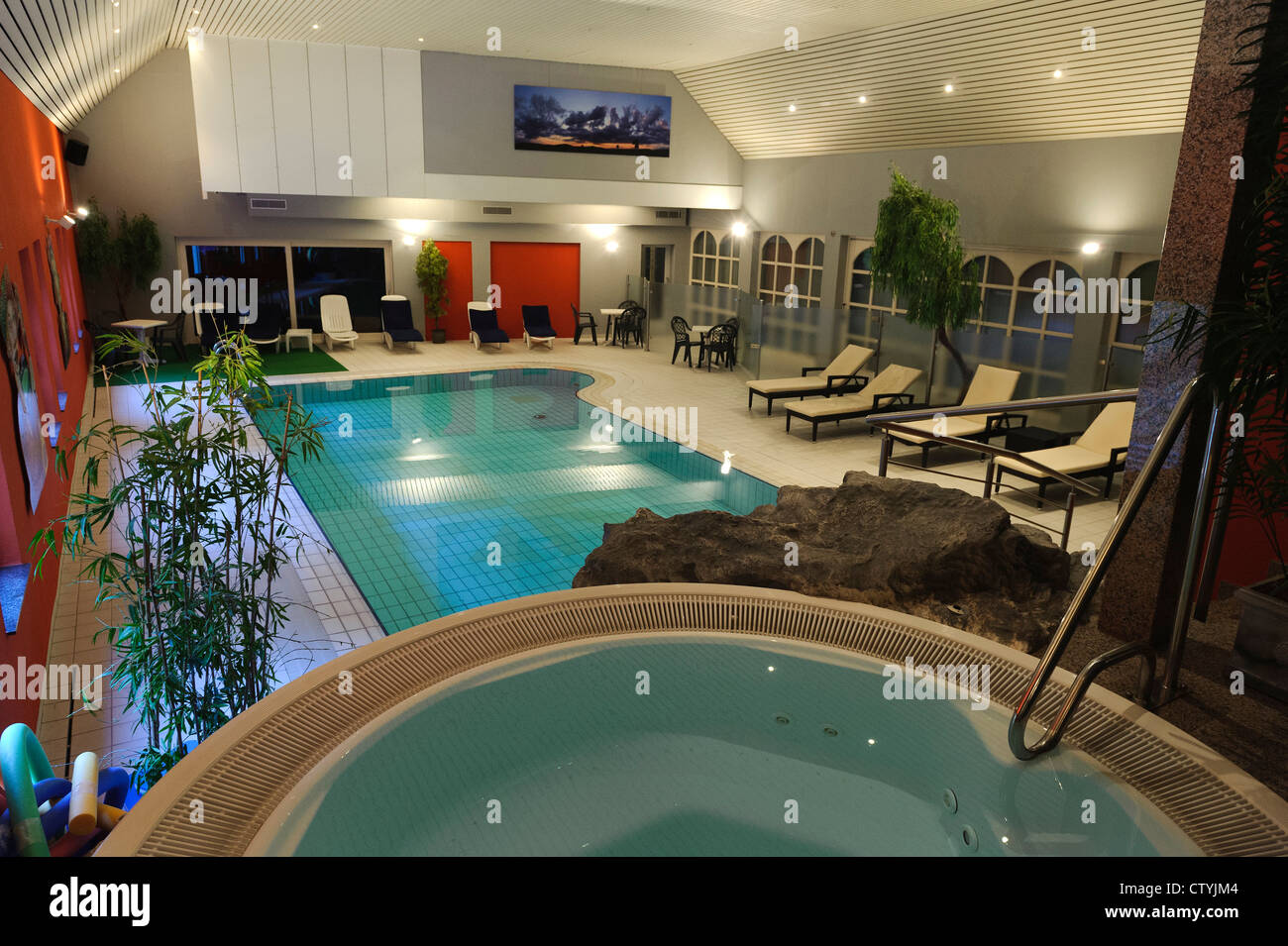 Spa Hotel International / Le Clervaux in Clervaux, Luxemburg Stockfoto