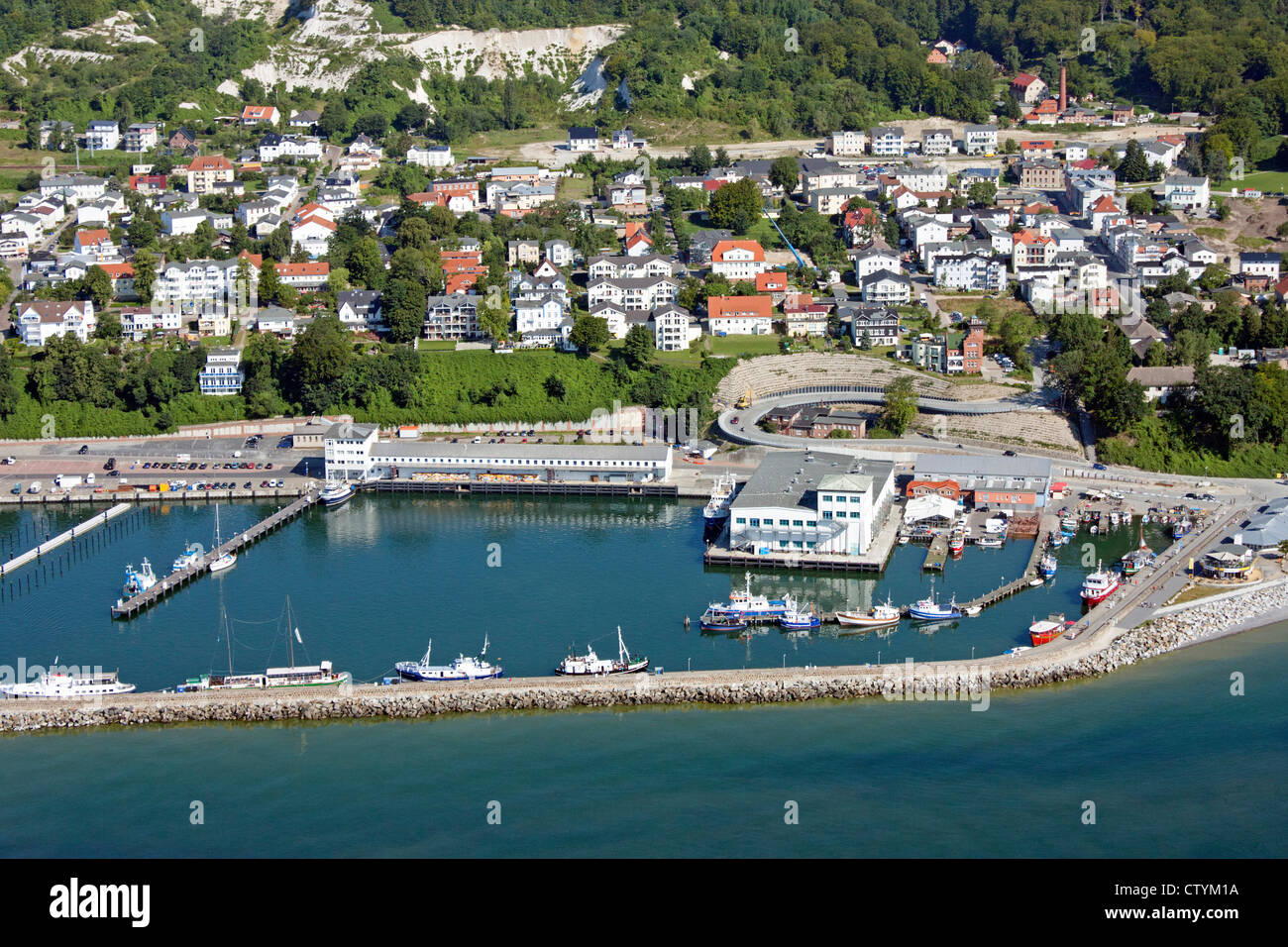 Hafen Sie, Sassnitz, Insel Rügen, Mecklenburg-West Pomerania, Deutschland Stockfoto