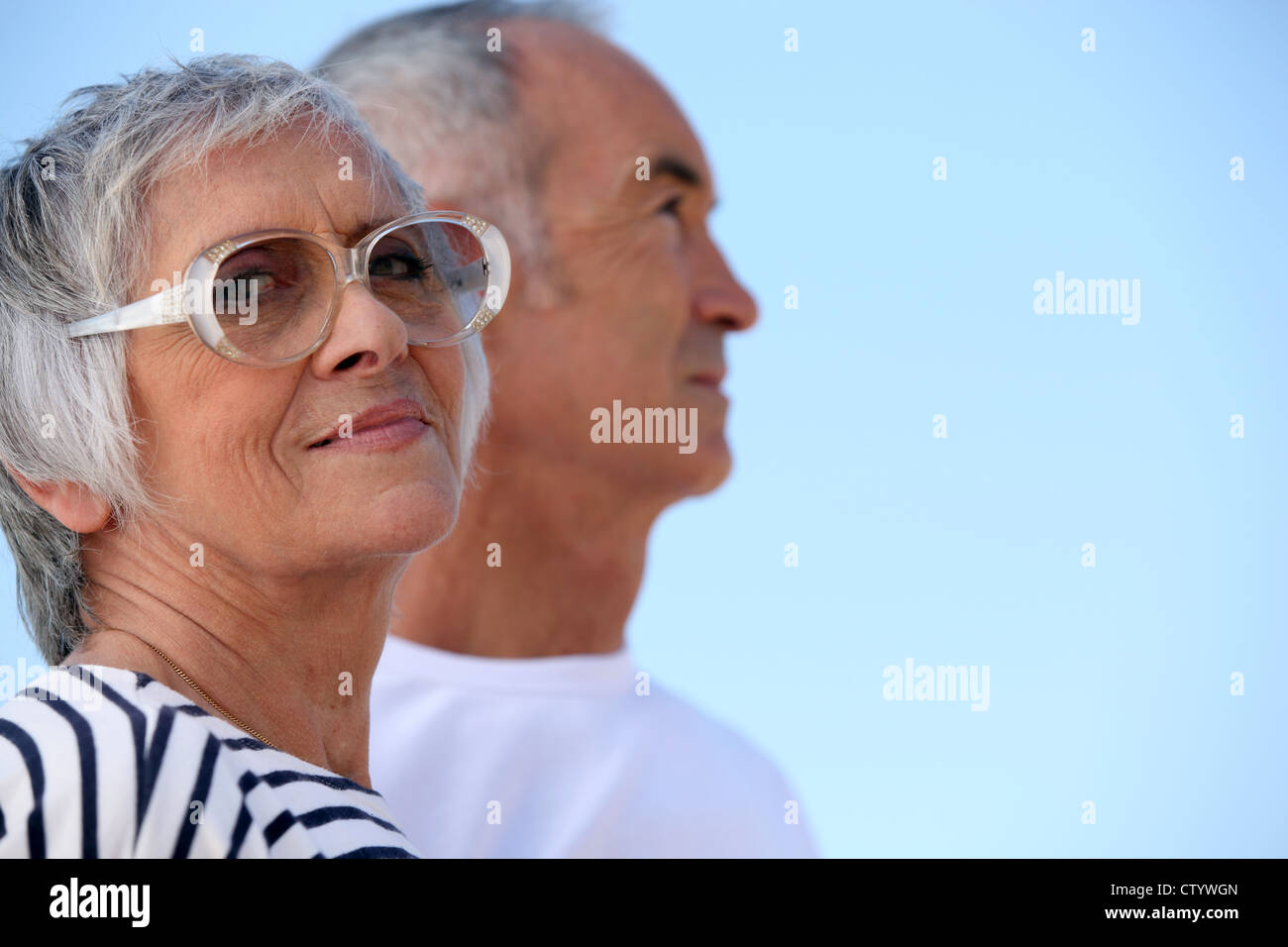 Älteres paar Stockfoto