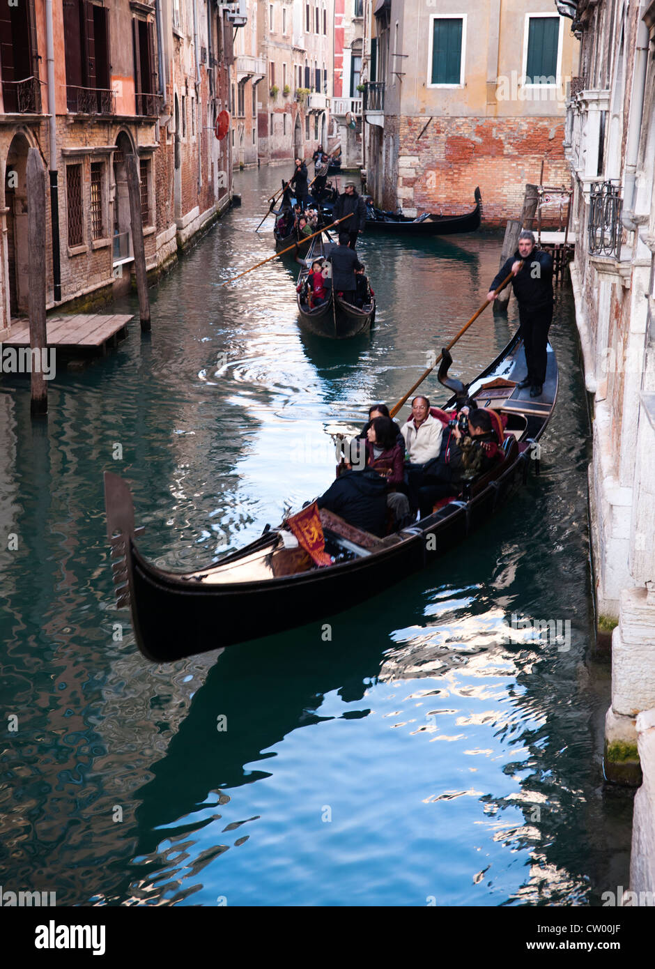 Gondeln, Venedig, Venetien, Italien Stockfoto