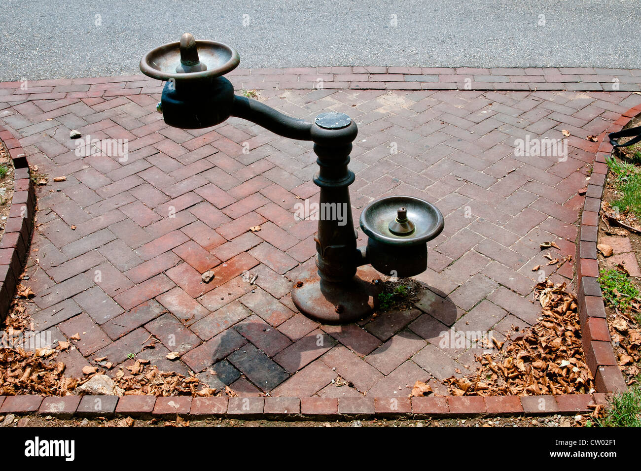 Antike Brunnen, Fairmount Wasserwerk, Philadelphia, Pennsylvania, USA Stockfoto